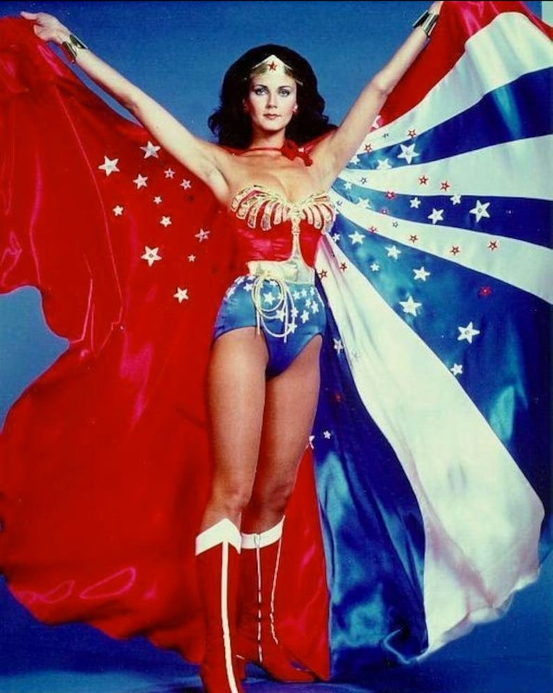 MEGA Wonder Woman Cape Huge replica of Lynda Carter's WW Cape image 2