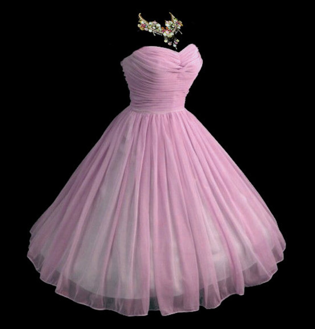 Strapless Chiffon Corset Dress: Elegant Pleated Sweetheart Gown - Etsy UK