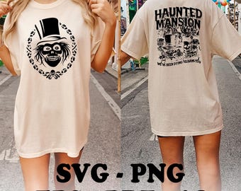 Vintage The Haunted Mansion SVG, Retro Halloween PNG, Haunted Mansion Svg, Halloween Matchande PNG, Halloween Design