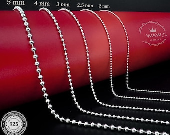 Collana Con Catena A Corda In Argento Sterling, Lunghezza 24 - Foto 9