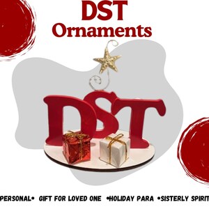 DST 3D Letter Ornaments