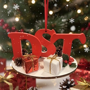 DST 3D Letter Ornaments