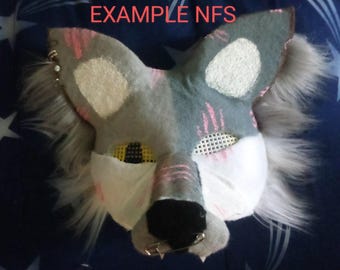 Therianische Katzen Maske