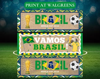 Banner para ver la fiesta del Mundial de Brasil - Descarga digital - Imprímelo en Walgreens