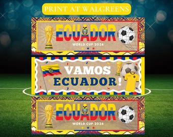 Banner para ver la Copa Mundial de Ecuador - Descarga digital - Imprime en Walgreens
