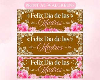 Banner del Día de la Madre Feliz Día de las Madres - Descarga digital - Imprimir en Walgreens