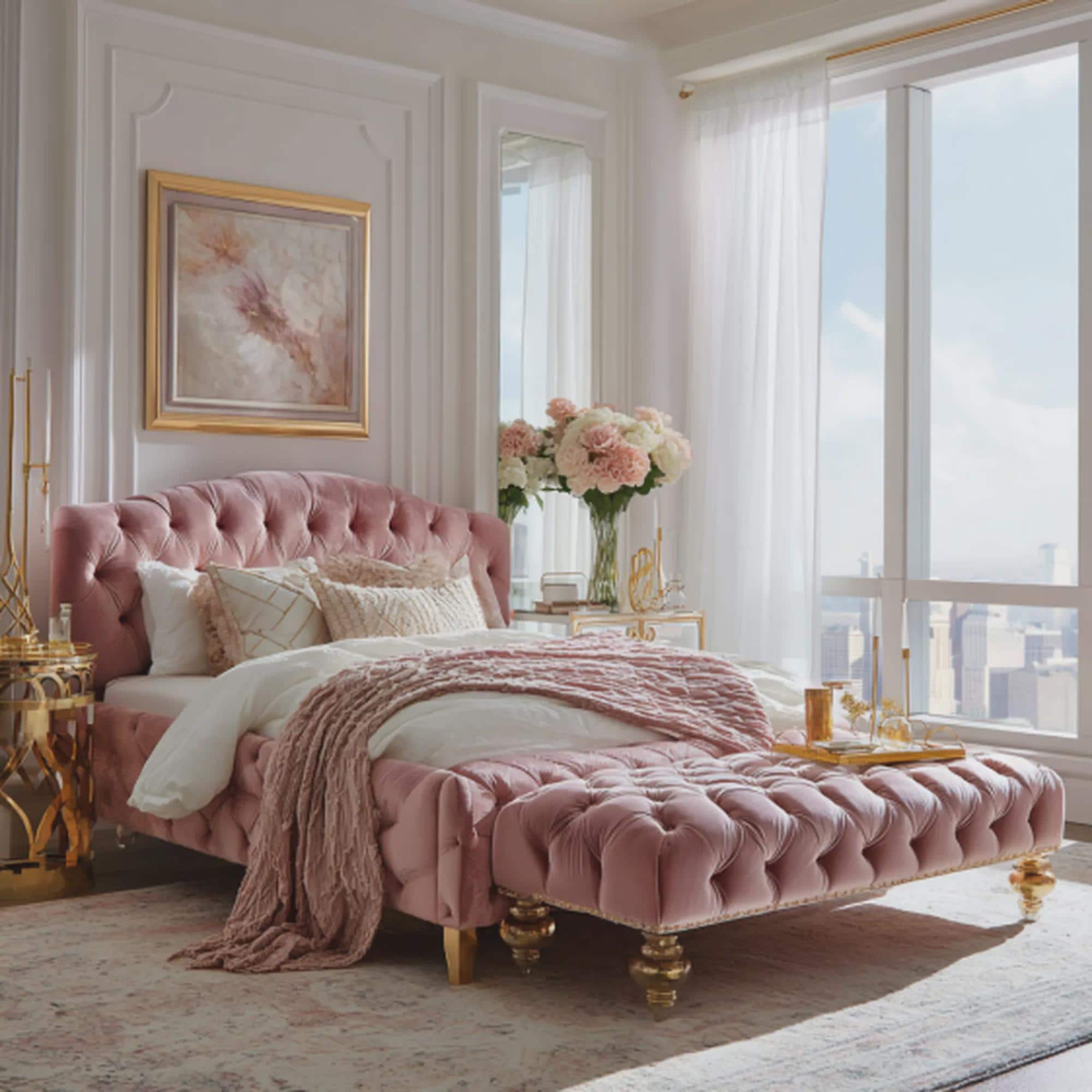 Bespoke Velvet Tufted Headboard | Custom Architectural Panel ...