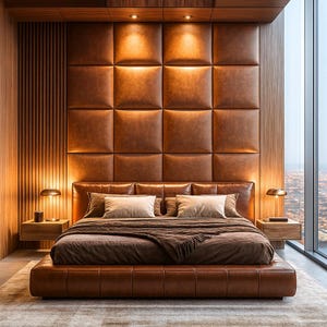 Modular Upholstered Wall Panels – Custom Headboard System for Designers & Hotels | Free Delivery, No Customs – USA Only