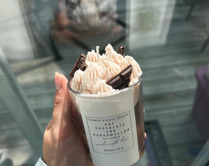 Hot Chocolate and Marshmellow Candle