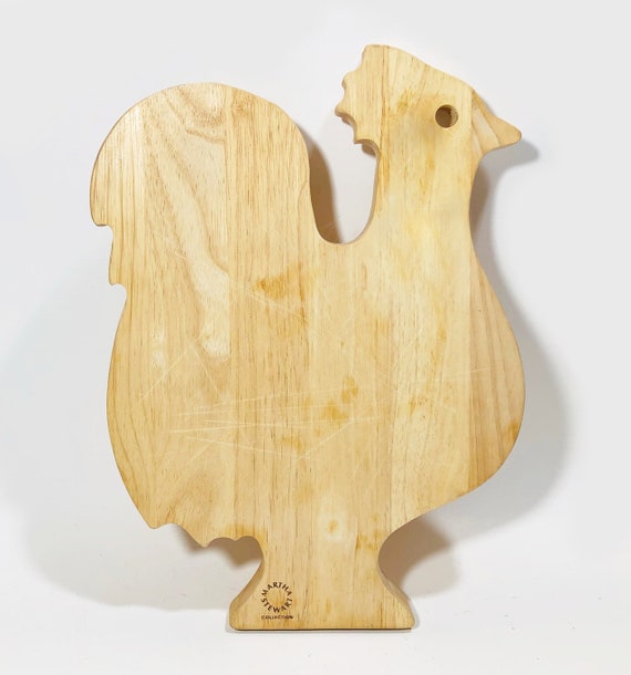 Chicken Wood Cutting Board Martha Stewart Collection 