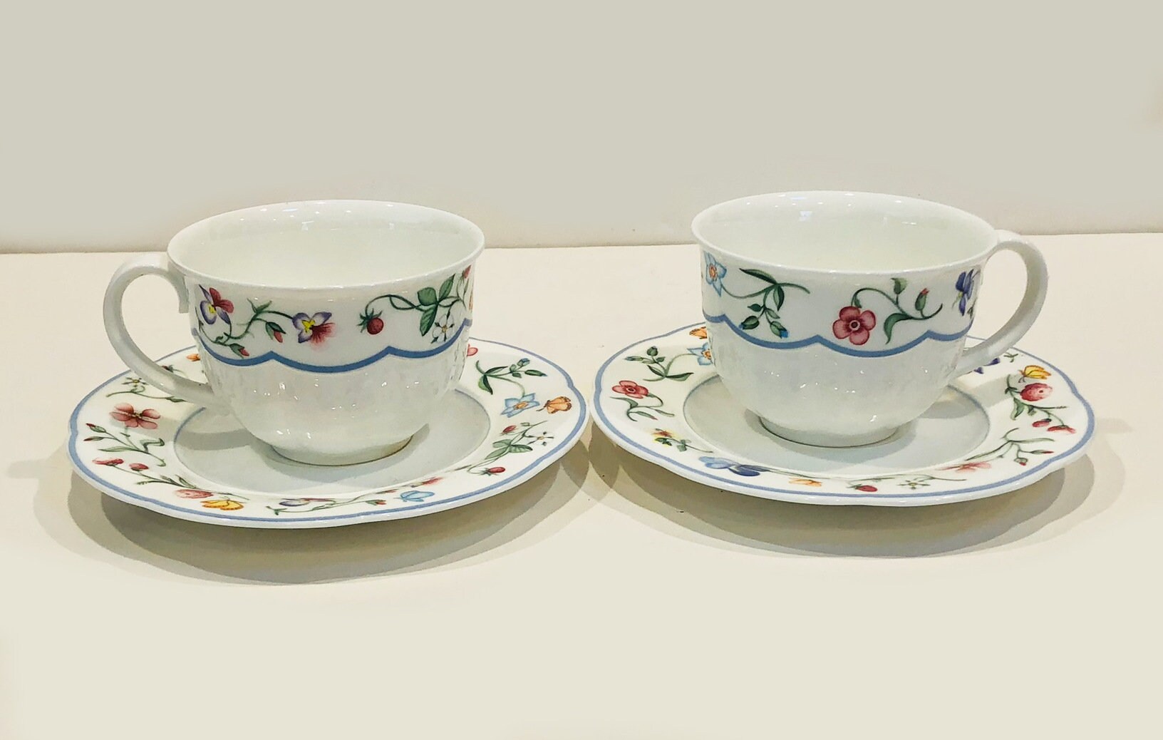 Taza Villeroy & Boch Mariposa Multicolor - Porcelana Alemana 10cm