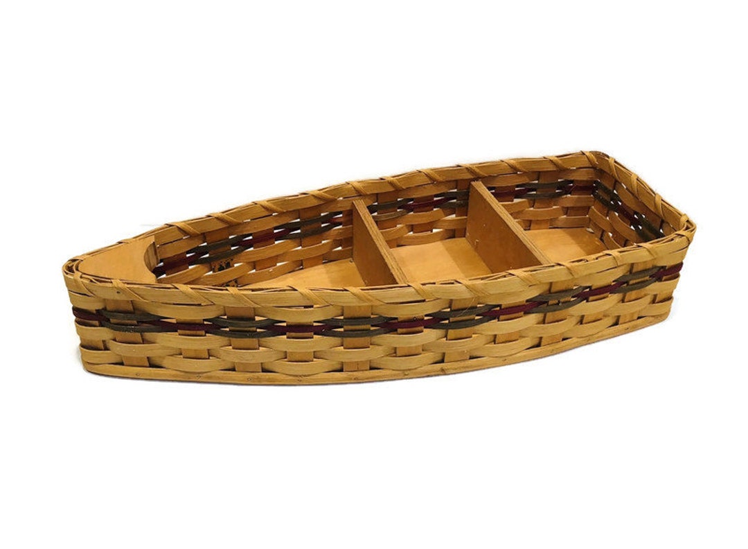 Amish Built Handmade Boat Shaped Shelf / Counter Organizer Etsy
