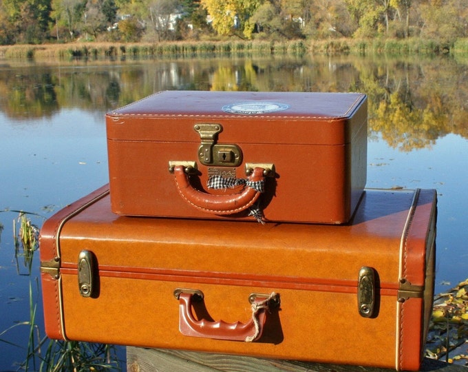 Hardshell Vintage Suitcase Etsy