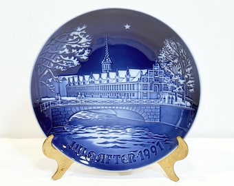 Bing & Grondahl Copenhagen Porcelain Christmas Plates, B and G