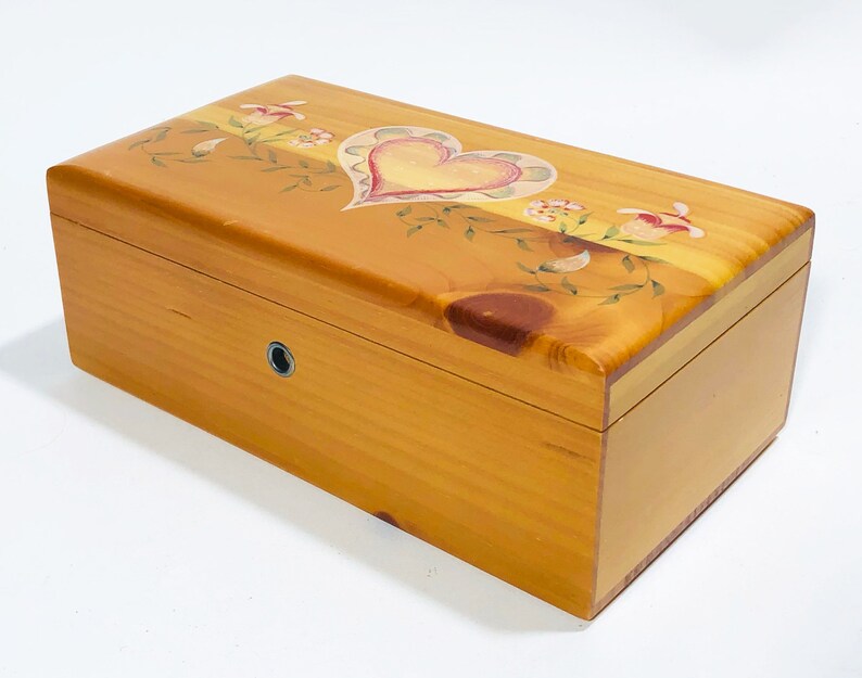 Vintage Lane Wood Box Mini Cedar Chest Lane Cedar Chests Etsy