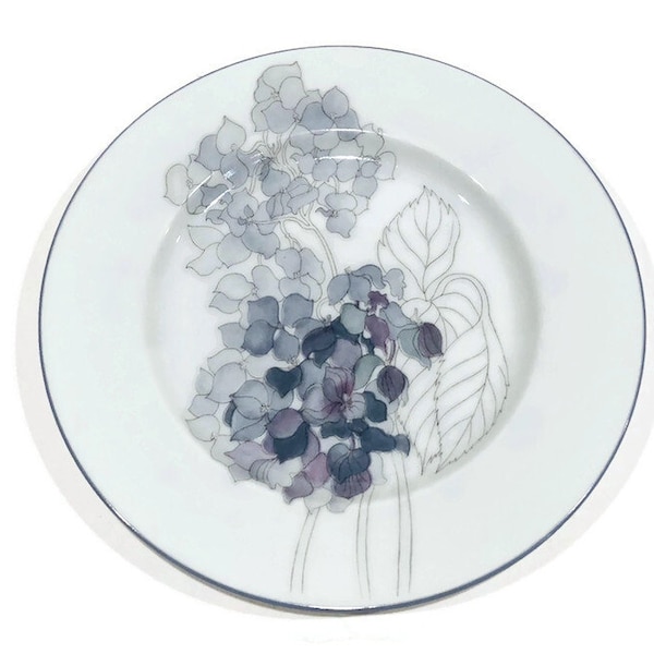 Vintage Block Spal "Hydrangea" Bread and Butter Plate, circa 1982 to 1991 (1 Available)