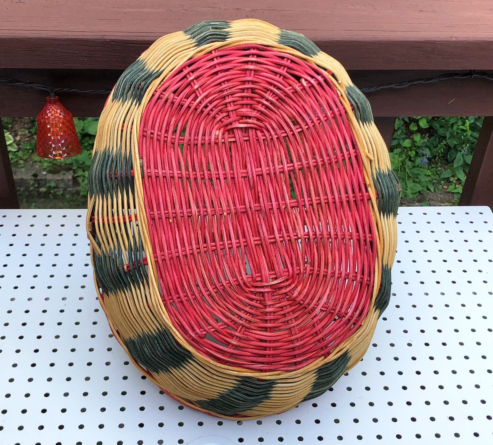 Panière de rangement pastèque Rice Design Adulte