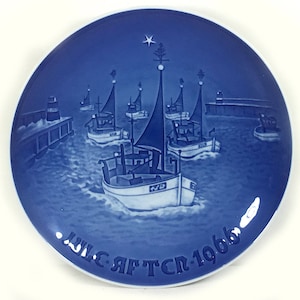 Vintage 1966 B&G Christmas Plate, Bing and Grondahl, Made in Holland
