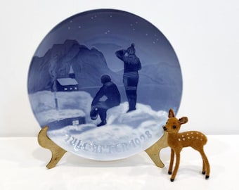 Antique 1928 Bing and Grondahl Christmas Plate, 