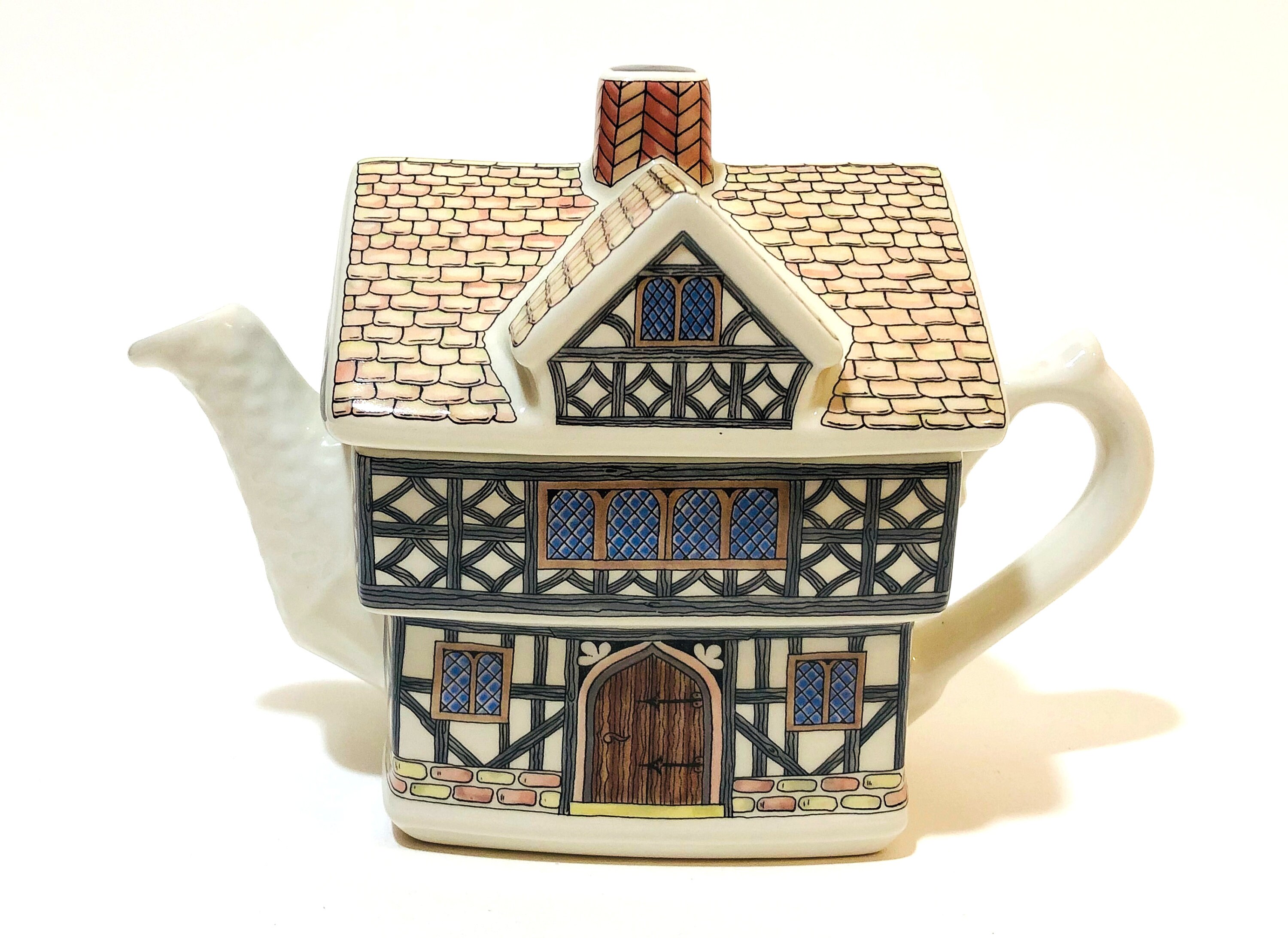 Tudor House Teapot - Etsy