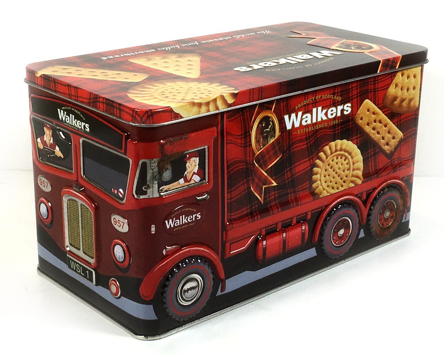 Vintage Walker Shortbread Truck Tin Etsy