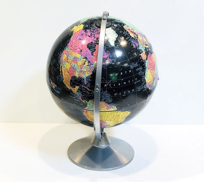 REPLOGLE 12INCH 地球儀 Vintage Black Globe - Replogle 12 Inch 