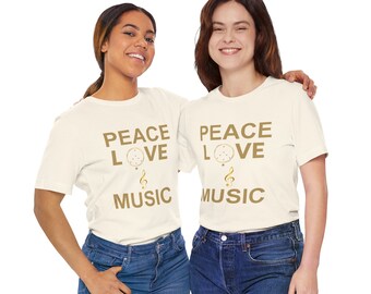 Peace Love Music Tee, Peace T shirt, Geography T shirt, Peace Tee, Peace T shirt, Peace Tee, World peace tee, World Peace, Peace