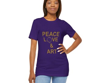 Peace Love Art Tee, Peace T shirt, Geography T shirt, Peace Tee, Peace T shirt, Peace Tee, World peace tee, World Peace, Peace