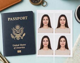 Pasfoto bewerken • Amerikaans visum, groene kaart, immigratie DS-160 (digitaal bestand)