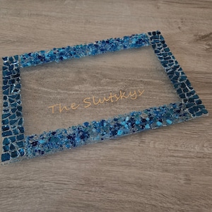 Jewish Chuppah shards menorah dripping tray custom order, Chuppah glass art, menorah dripping plate Jewish wedding gift by YafitGlass