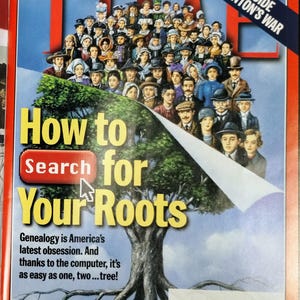 Time Magazine April 19, 1999 | How to Search for Your Roots | Mailing Cover Intact | Like New