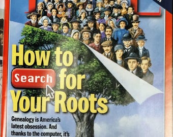Time Magazine April 1999, Genealogy Cover, Clinton's War, Like New