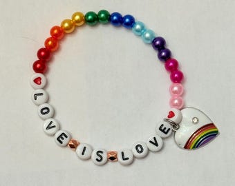 Friendship Bracelet / Love is Love /  Pride