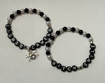 Lights Camera Friendship Bracelet set
