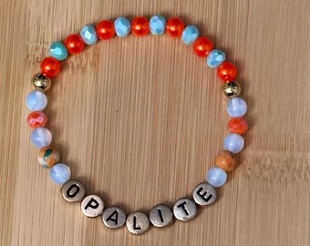 Friendship Bracelet / with Opalite beads