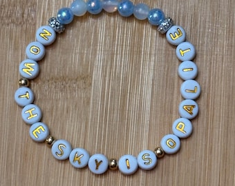 Friendship Bracelet / Now the Sky is Opalite / with Opalite beads