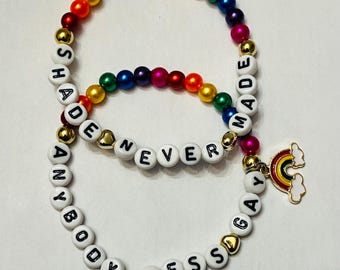 Friendship Bracelet / You Need To Calm Down // Shade Never Made Anybody Less Gay / Set of 2