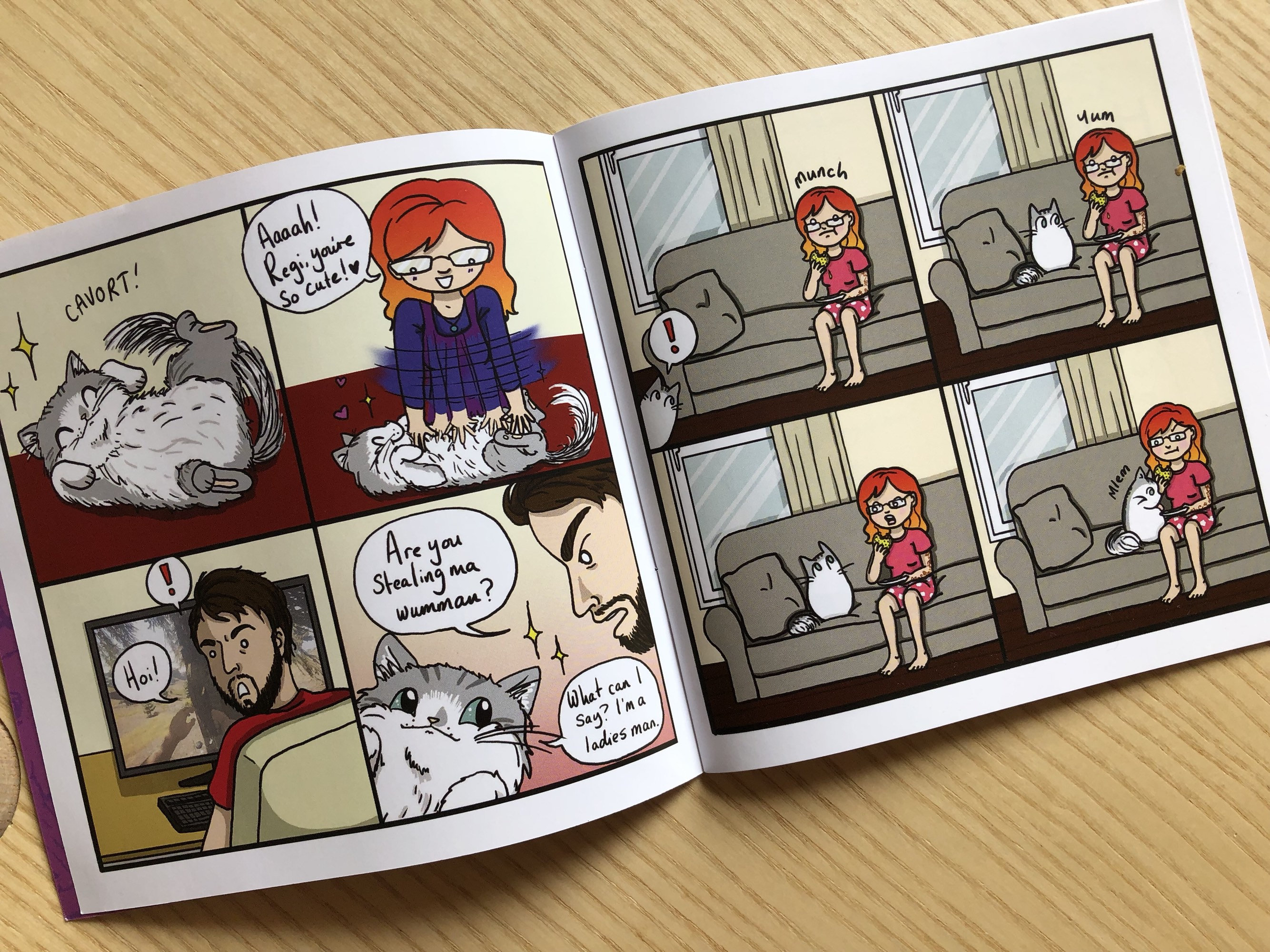 Small Comic Magazine Small Press Mini Comic Cat Zine 'meeper' Graphic Novel Cat Lover Gift ...