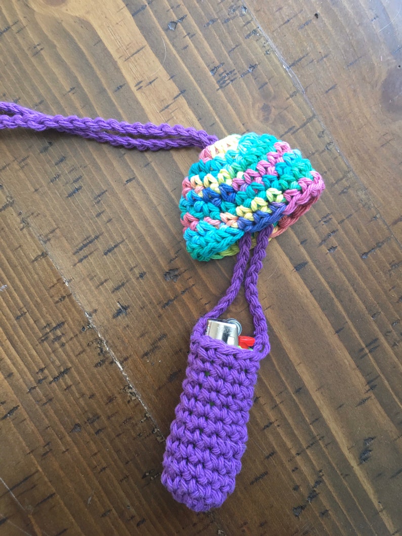 Mushie Case Mushroom Lighter Case Rollerball Case Cystal Etsy