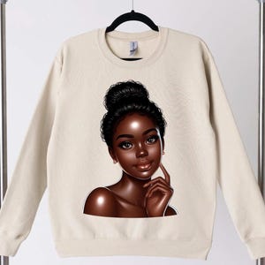Black Girl PNG Natural Hair Black Girl Clipart Afro Girl Clipart Black girl Sublimation Design Beatiful Girl Black Girl Graphic DTF DTG