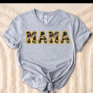 Camo Mama Png Mama Graphic Digital Download PNG Sublimation Design for Tshirt Glitter Png Mom Sublimation Design Hunting Gift for Her Tee