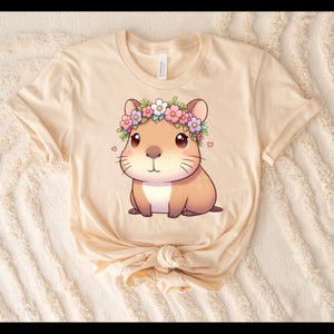 Kawaii Capybara Png Kawaii Sublimation Design Tshirt Digital Download Capybara Clipart Anime Png Anime Tshirt Instand Download Art Design