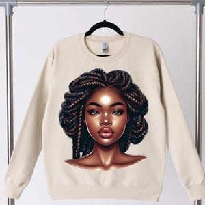 Black Girl Png Melanin Poppin Braids Urban Png Designs Sublimation Digital Diwnload Black Girl Clipart Afro Girl Black Girl Shirt Designs