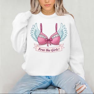 Free the Girls Png Breast Cancer Awareness Png Breast Cancer Png Sublimation Design October Png Pink Bra Png Digital Download Fight Cancer