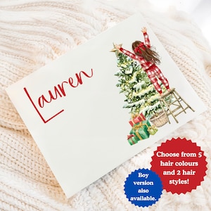 Gepersonaliseerde doos kerstboomversieringen | Kerstavonddoos | Kerstcadeau | Kersttraktaties | Kerstdoos | Cadeau geven | Roze | Aandenken