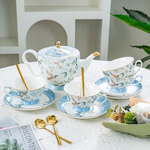 手作りウズベキスタンの食器セット