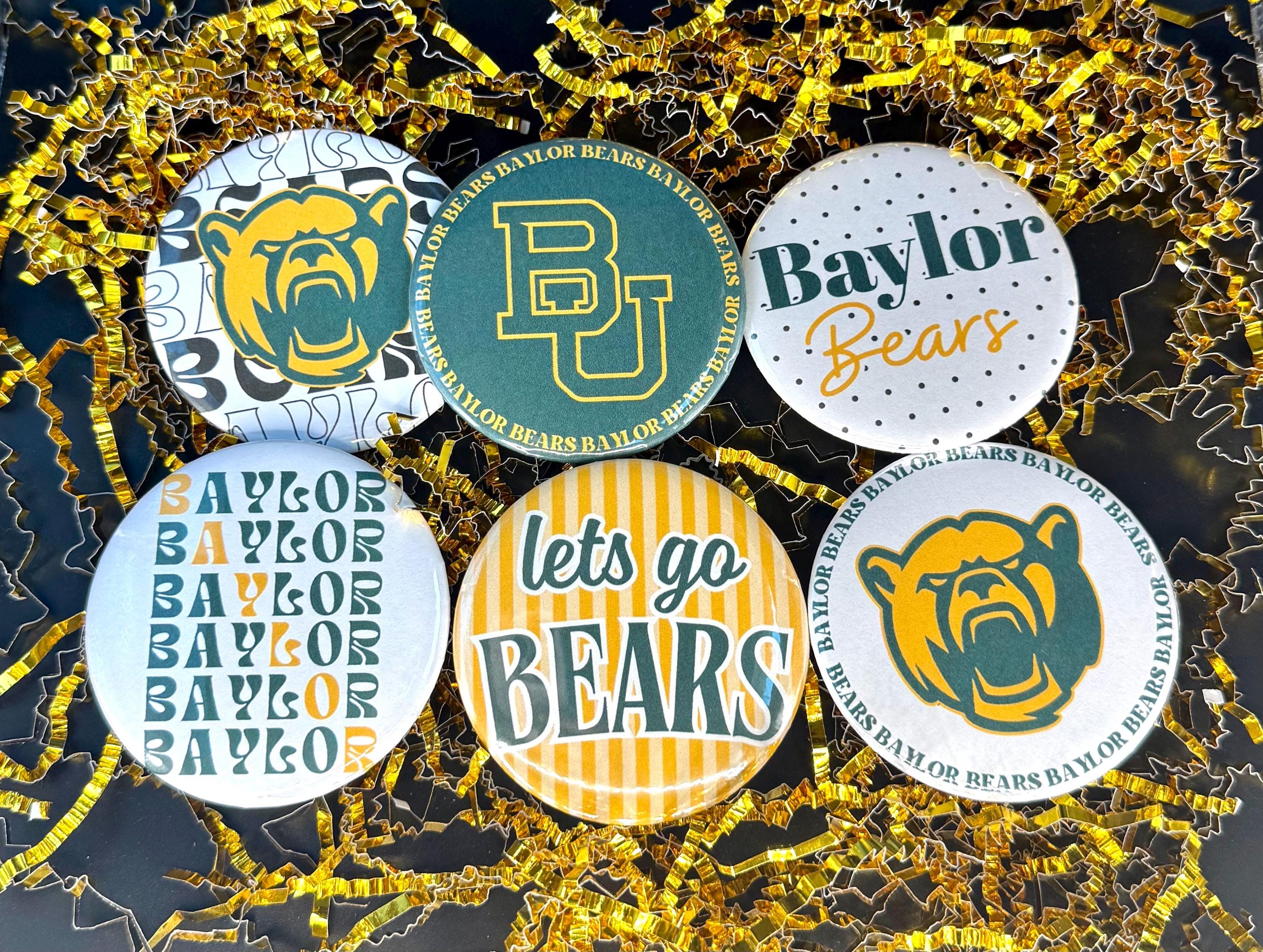 Baylor University Game Day Buttons - Etsy