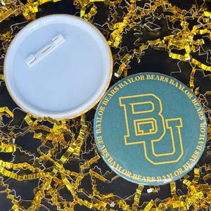 Baylor University Game Day Buttons - Etsy