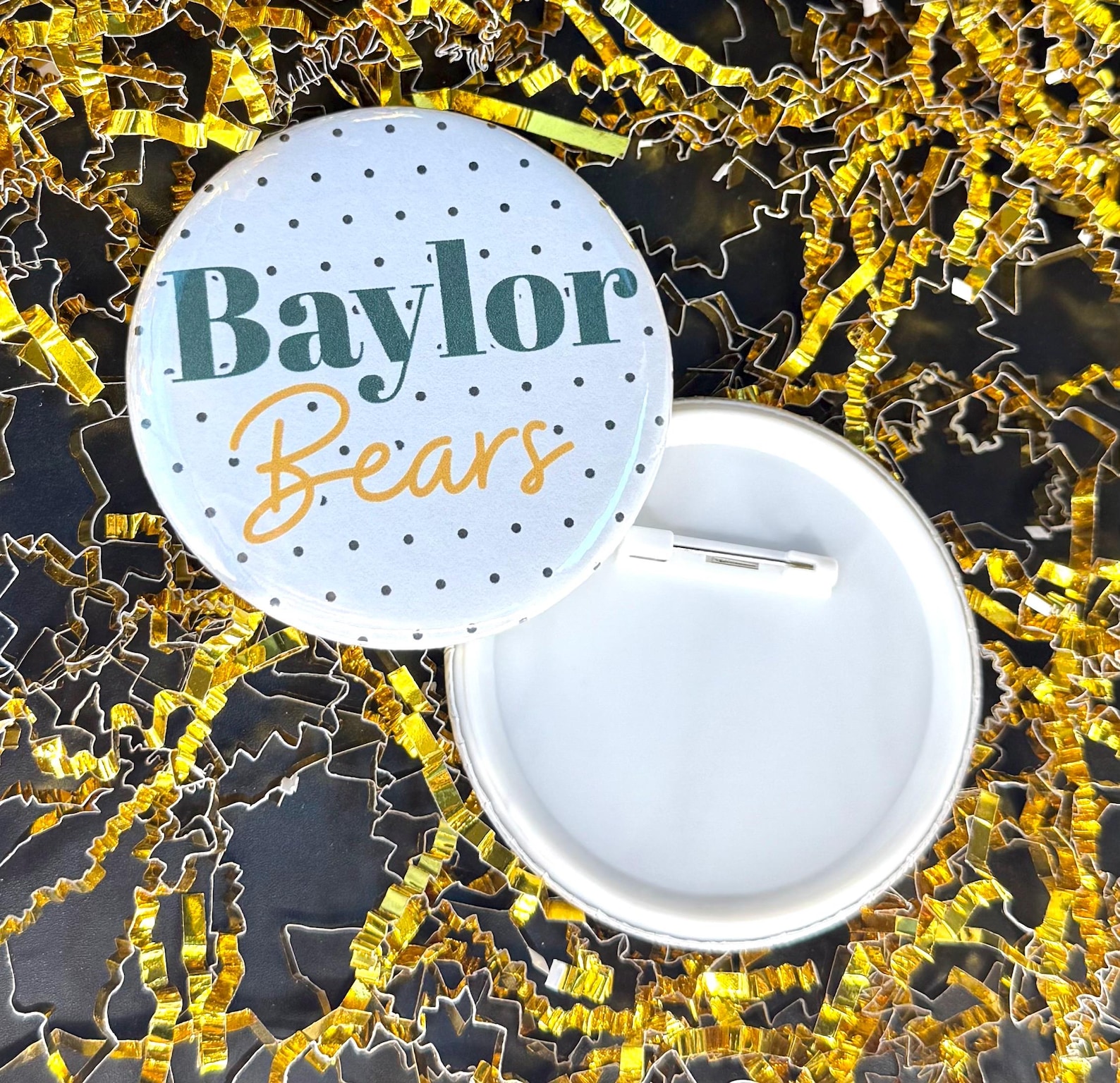Baylor University Game Day Buttons - Etsy