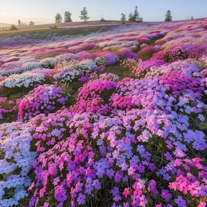 Moss Phlox Seeds Ground Cover Creeping Perennial Flowers for Rock Gardens Slopes Edges in Pink White Purple Easy to Grow Plants
